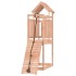 Casita infantil con pared de escalada madera abeto