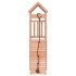 Casita infantil con pared de escalada madera abeto