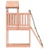 Casita infantil con pared de escalada madera abeto