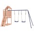 Parque infantil de exterior madera maciza