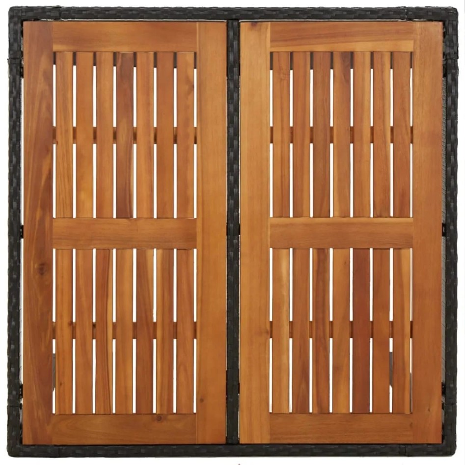 Set de muebles jardín 5 pzas con cojines ratán sintético