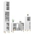 Juego de muebles de baño 3 pzas madera contrachapada