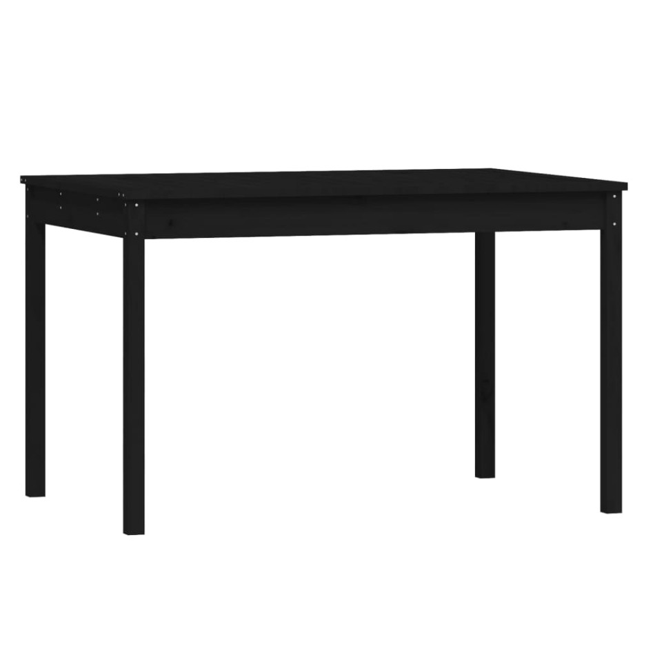 Juego de comedor de jardín 5 piezas madera maciza pino