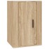 Set de muebles para TV 4 pzas madera contrachapada roble