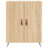 Aparador alto madera contrachapada color roble 69,5x34x180