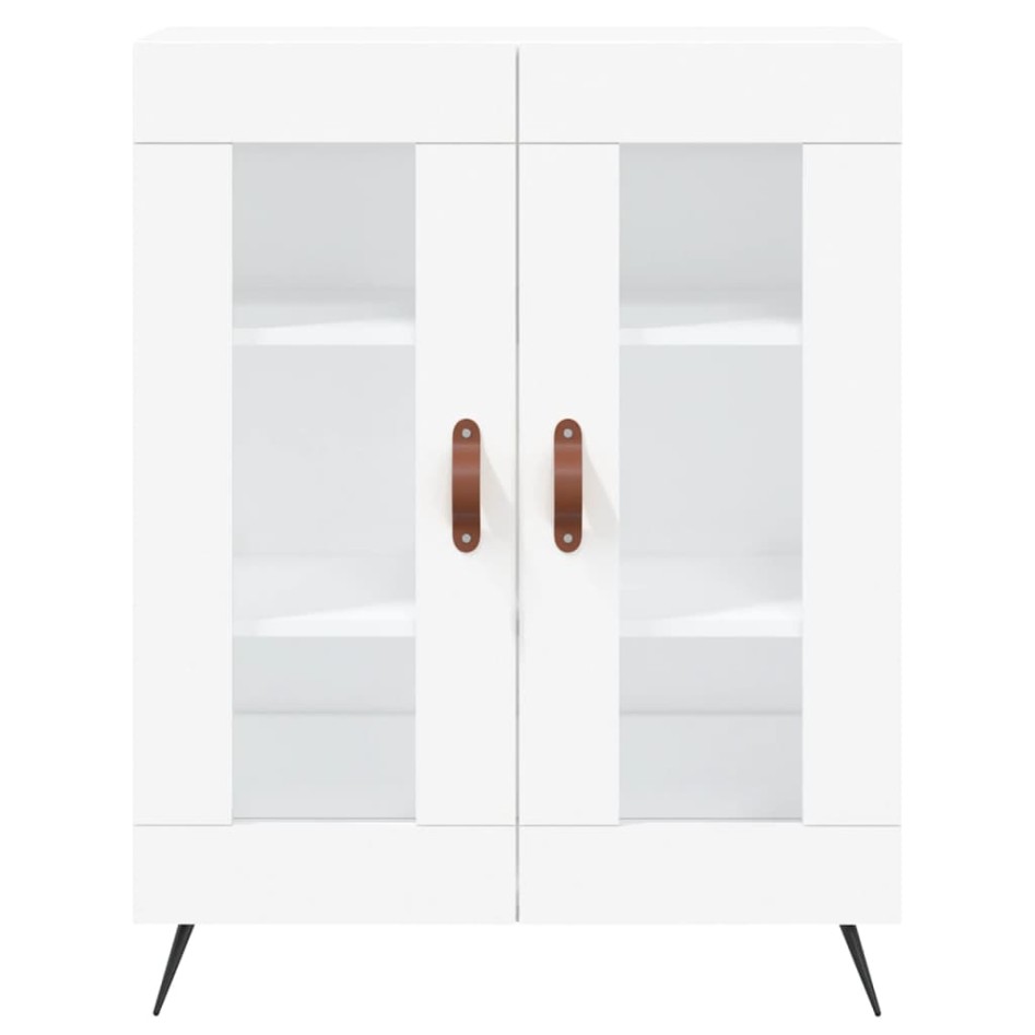 Aparador alto madera contrachapada blanco 69,5x34x180