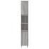 Set de muebles de baño 3 pzas madera contrachapada gris