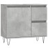 Set muebles de baño 2 piezas madera contrachapada gris