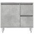 Set muebles de baño 2 piezas madera contrachapada gris