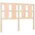 Estructura de cama con cabecero madera maciza 120x200