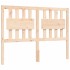 Estructura de cama con cabecero madera maciza 120x200