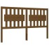 Estructura de cama matrimonio con cabecero madera marrón