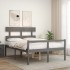 Cama para personas mayores con cabecero madera maciza