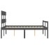 Cama para personas mayores con cabecero madera maciza