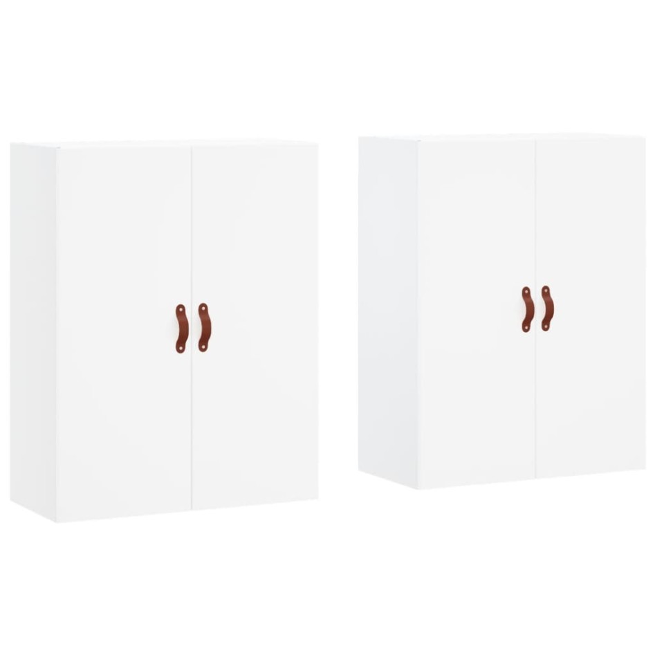 Armarios de pared 2 unidades blanco 69,5x34x90