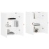 Armarios de pared 2 unidades blanco 69,5x34x90