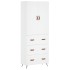 Aparador alto madera contrachapada blanco 69,5x34x180