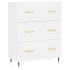 Aparador alto madera contrachapada blanco 69,5x34x180