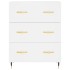 Aparador alto madera contrachapada blanco 69,5x34x180