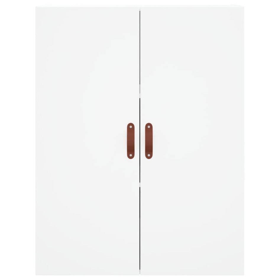 Aparador alto madera contrachapada blanco 69,5x34x180