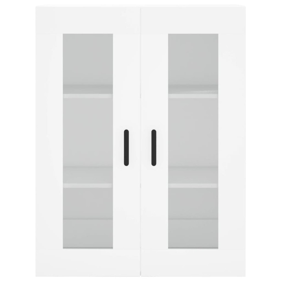 Aparador alto madera contrachapada blanco 69,5x34x180