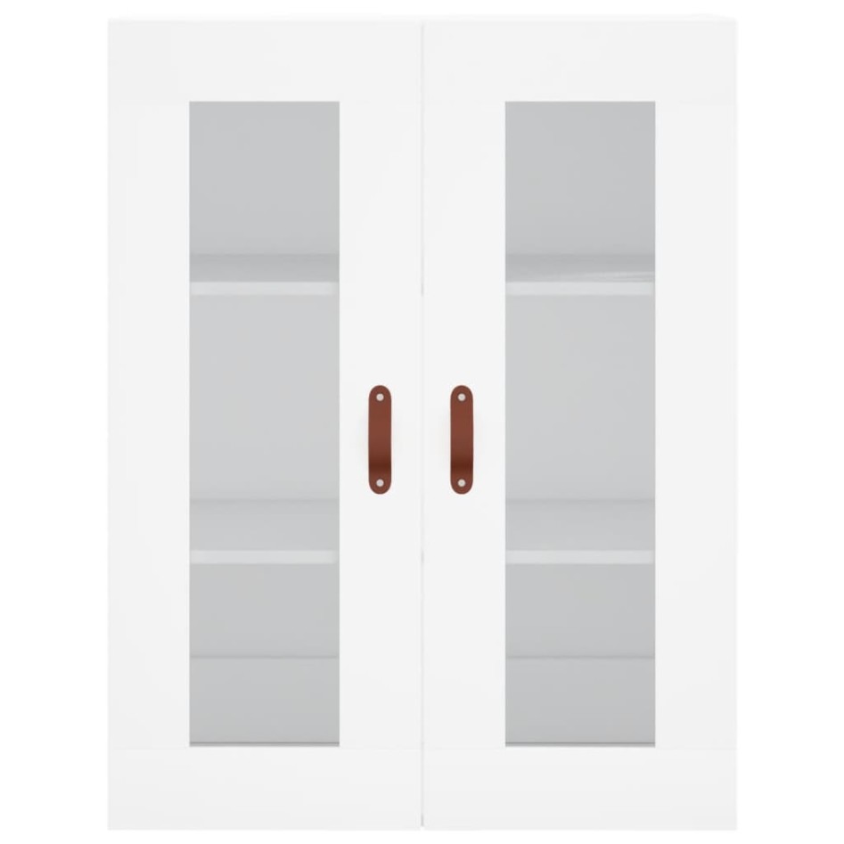 Aparador alto madera contrachapada blanco 69,5x34x180