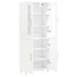 Aparador alto madera contrachapada blanco 69,5x34x180