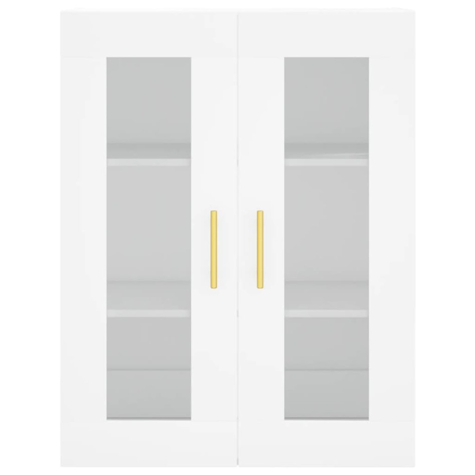 Aparador alto madera contrachapada blanco 69,5x34x180