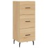 Aparador de madera contrachapada roble Sonoma 34,5x34x180