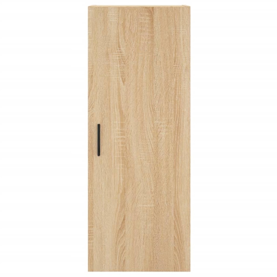 Aparador de madera contrachapada roble Sonoma 34,5x34x180