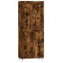 Aparador alto madera contrachapada roble ahumado 69,5x34x180