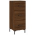 Aparador alto madera contrachapada roble marrón 34,5x34x180