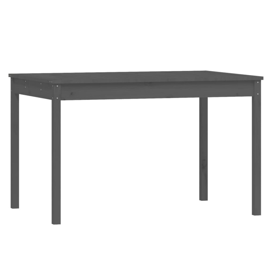 Juego de comedor de jardín 5 piezas madera maciza pino