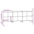 Aparadores 3 uds madera contrachapada roble ahumado 60x35x70