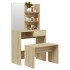 Juego de tocador color roble Sonoma 74,5x40x141