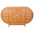 Mesa jardín plegable 160x85x75 cm madera maciza de