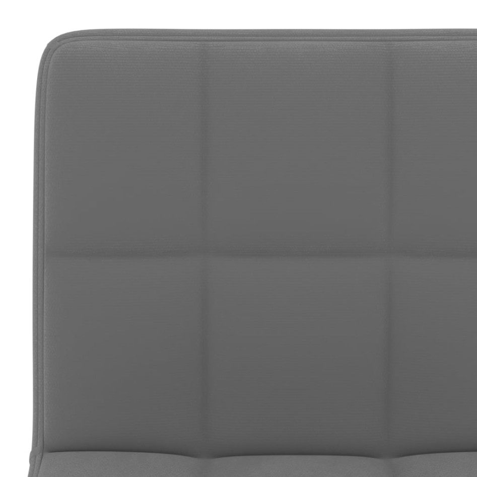 Taburetes de cocina 2 unidades terciopelo gris