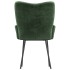 Sillas de comedor 2 unidades terciopelo verde