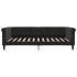 Sofá cama terciopelo negro 100x200