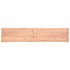 Tablero mesa madera tratada borde natural marrón