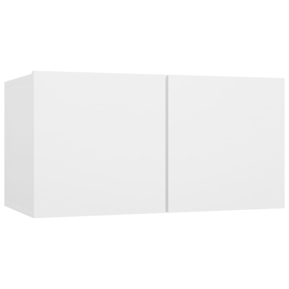 Set de mueble para TV de 8 piezas madera contrachapada