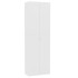 Armario de oficina de madera contrachapada blanco 60x32x190