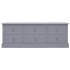 Mueble para TV madera de paulownia gris oscuro 108x30x40