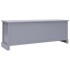 Mueble para TV madera de paulownia gris oscuro 108x30x40