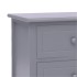 Mueble para TV madera de paulownia gris oscuro 108x30x40
