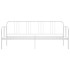Estructura de sofá cama de metal blanco 90x200
