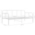 Estructura de sofá cama de metal blanco 90x200