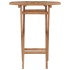 Mesa plegable de jardín madera maciza de teca 60x60x75