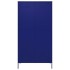 Armario de acero azul oscuro 90x50x180