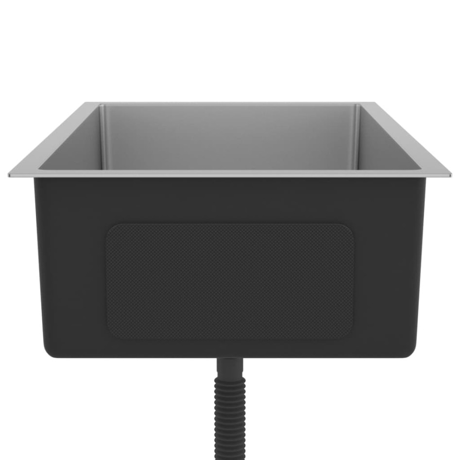 Fregadero de cocina hecho a mano de acero